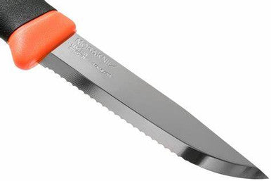 MoraKniv Companion F Serrated Orange Serrated knife