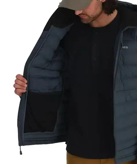 Simms ExStream Zip Insulated Hoody Black Simms Fishing