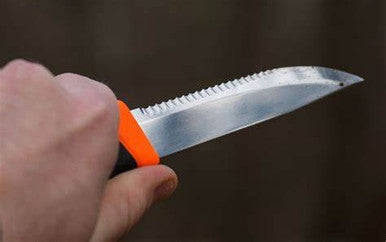 MoraKniv Companion F Serrated Orange Serrated knife