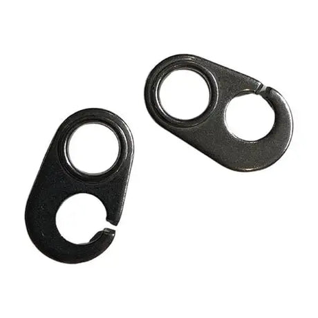 Flag clips stainless steel (pair)