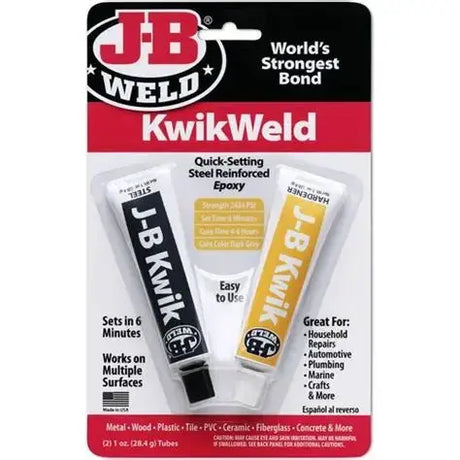 JB-Weld 8276 KwikWeld™ Twin Tube Epoxy – 2 oz J-B Weld