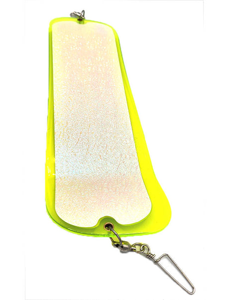 *Oki Big Shooter Flasher HC Custom - 'Crush Series' Chartreuse UV Chartreuse Squiggle OBS-HC30-GLCR117
