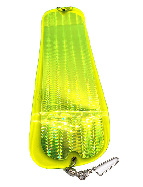 *Oki Big Shooter Flasher HC Custom - 'Crush Series' Chartreuse UV Chartreuse Squiggle OBS-HC30-GLCR117