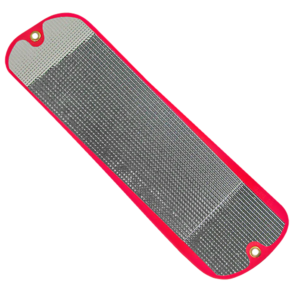 O'ki Lil' Shooter Flasher - Red Silver Embossed OLS-10SILEMB