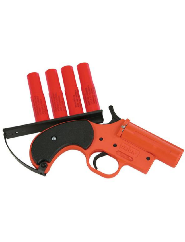 ORION "B" Flare Gun & 12G 6 Twin Star Shells – Marine Distress Signal Set 596