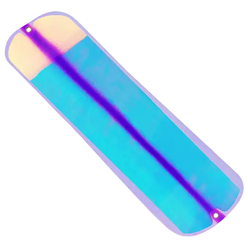 O'ki Big Shooter - Jellyfish Kinetic Purple Stripe Flasher OBS-99KINPURST