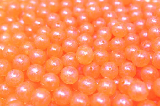 Great Lakes Steelhead Trick Em Beads - Pearl Solar Flare - 16mm - 6pk