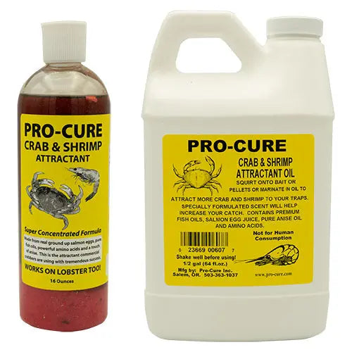 Pro-Cure Crab and Shrimp Attractant Oil PROCURE-CRSH-16 - 16 ounces bottle