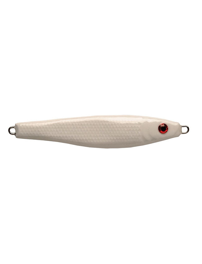 P-Line Halibut Drop Jig - Glow White - 9oz