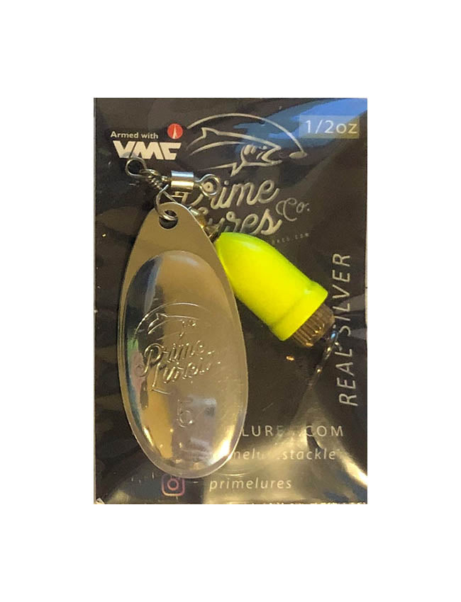 Prime Lures #5 (1/2oz) Spinner - Chartreuse