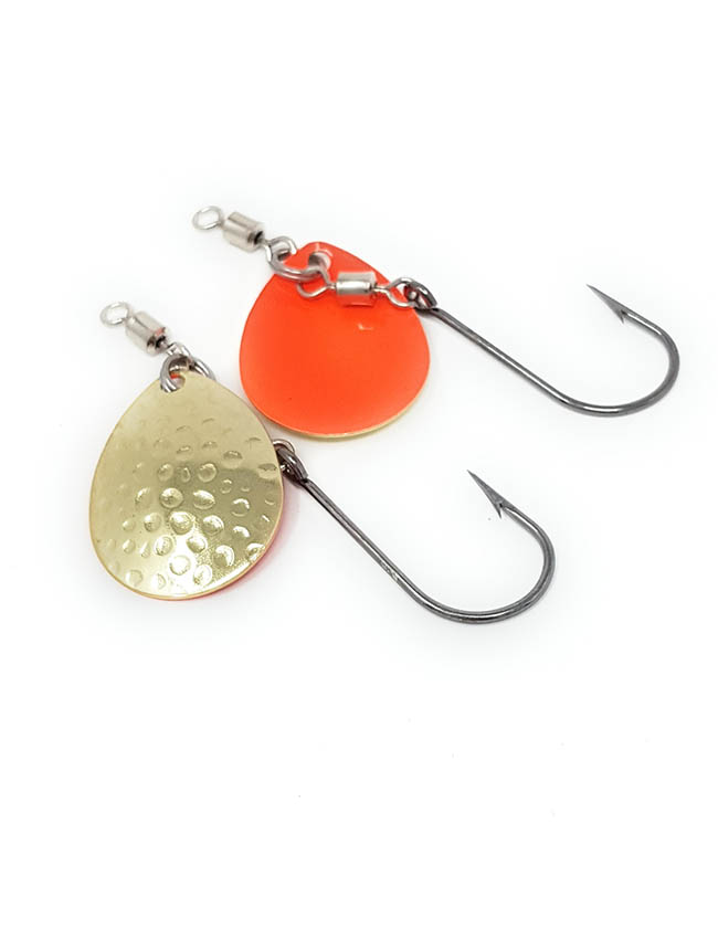 Prime Lures Colorado Blades #4 - Copper Orange