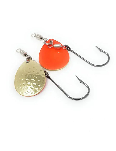 Prime Lures Colorado Blades #4 - Copper Orange