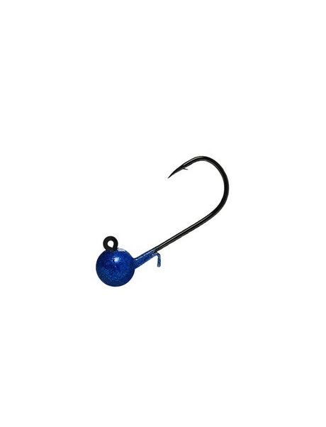 Hawken Aerojig Jig Heads - 1/8oz Blue Sparkle PWJ18004