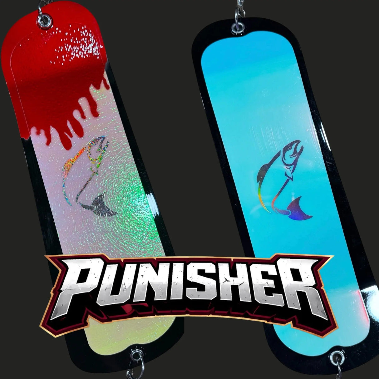 Westcoast Fishing Tackle Electro Mirror Flasher - Punisher Westcoast Fishing Tackle