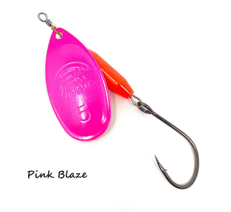Prime Lures Clean Up Crew Spinner - Orange/Pink