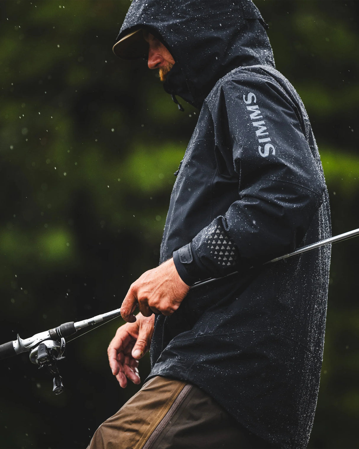 Men's ProDry Fishing Jacket - Black - Medium