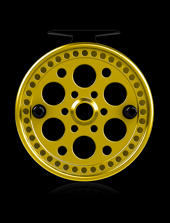 Kingpin R2 500 Centerpin Reel - Gold