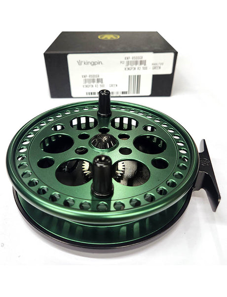 Kingpin R2 500 Centerpin Reel - Green