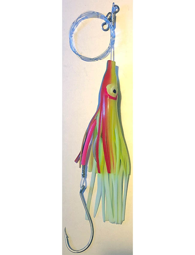 Rite Angle Fishing Rigged Halibut Skirt - Mexican Flag