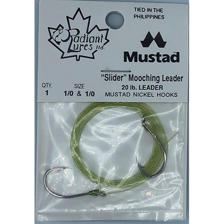 Radiant "Slider" Mooching Leaders - 12 Pack - 1/0 & #1 (treble)