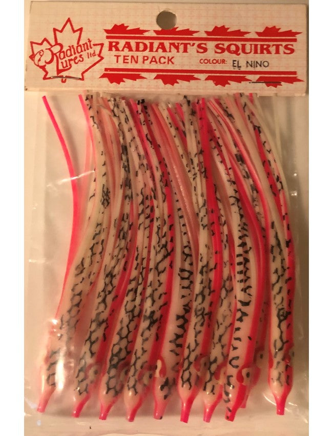 Radiant Needlefish Hoochies 10 Pack - El Nino