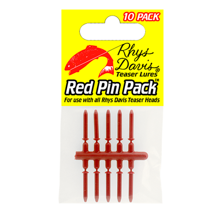 Rhys Davis Teaser Red Pin 10 Pack