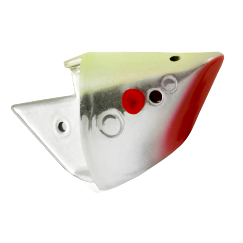 Rhys Davis Anchovy Special HyHo Silver Chrome Glow Red Teaser Head - Unrigged Left (1159T)