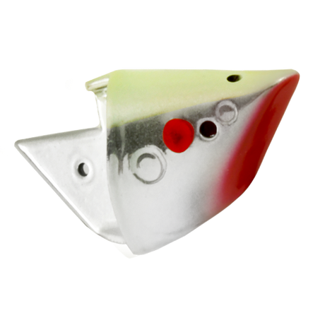 Rhys Davis Anchovy Special HyHo Silver Chrome Glow Red Teaser Head - Unrigged Left (1159T)