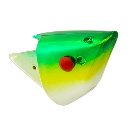 Rhys Davis Anchovy Special Chrome Green Chartreuse Teaser Head - Unrigged Reverse (1147T)