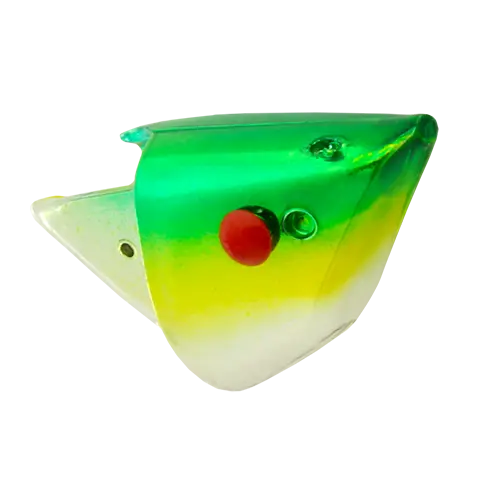 Rhys Davis Anchovy Special Chrome Green Chartreuse Teaser Head - Unrigged Reverse (1147T)