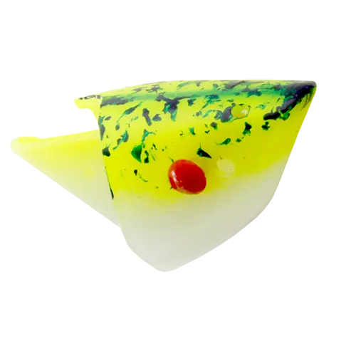 Rhys Davis Anchovy Special Reverse Glow Splatter Chartreuse - Unrigged 3pk