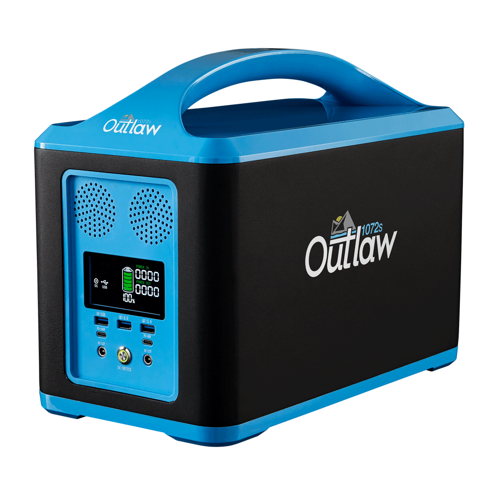 Outlaw 1072S 1000W 72Ah Lithium Portable Power Station
