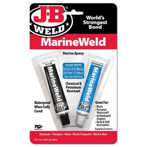 J-B Weld 8272 MarineWeld Twin Tube Epoxy – 2 oz