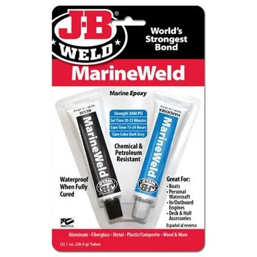 J-B Weld 8272 MarineWeld Twin Tube Epoxy – 2 oz J-B Weld