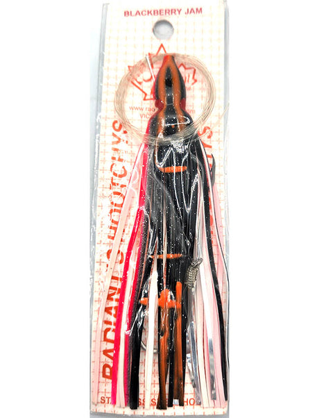 Radiant Hoochies Rigged Octopus - Blackberry Jam