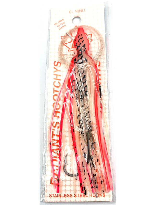 Radiant Hoochies Rigged Octopus - El Nino