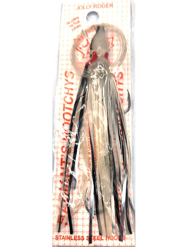 Radiant Hoochies Rigged Octopus - Jolly Roger