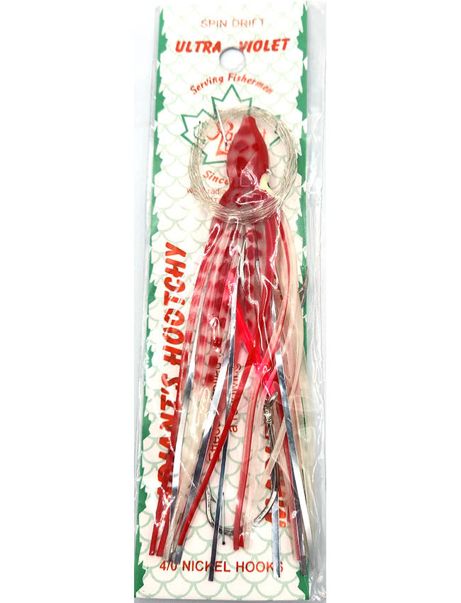 Radiant Hoochies Rigged Octopus - Spin Drift