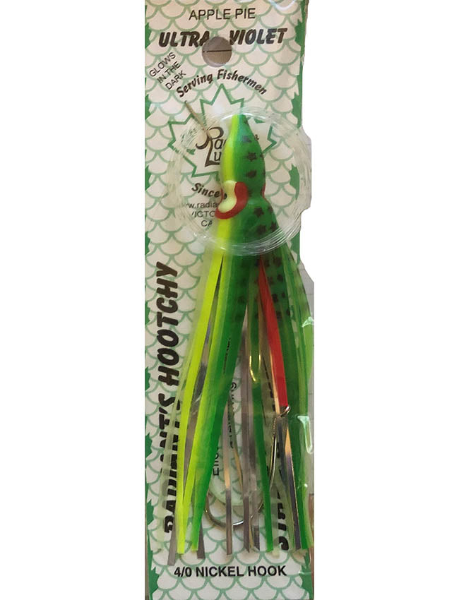 Radiant Hoochies Rigged Octopus - Apple Pie