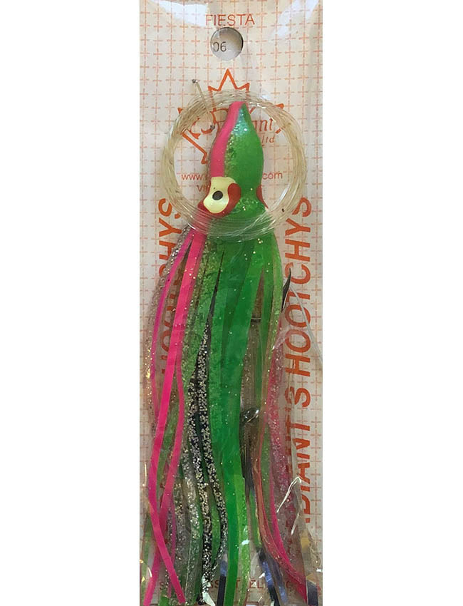 Radiant Hoochies Rigged Octopus - Fiesta O-FIESTA-R