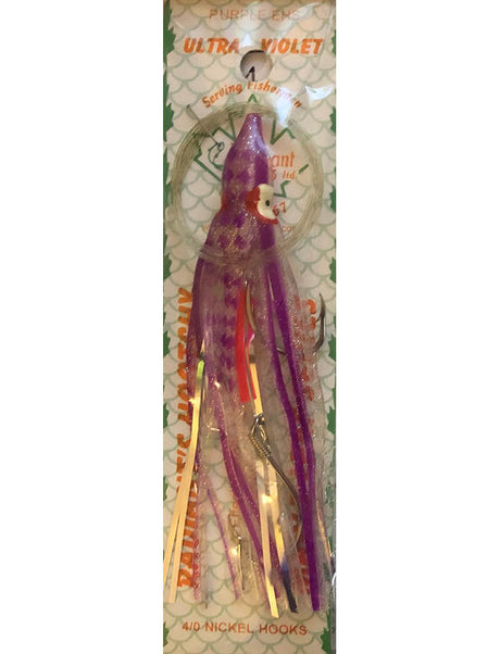 Radiant Hoochies Rigged Octopus - Purple EHS