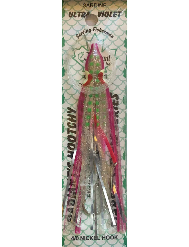 Radiant Hoochies Rigged Octopus - Sardine