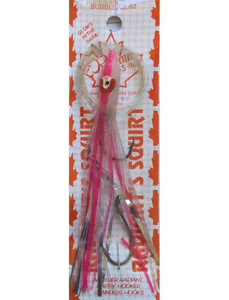 Radiant Hoochies Rigged Needlefish - Bubble Gum
