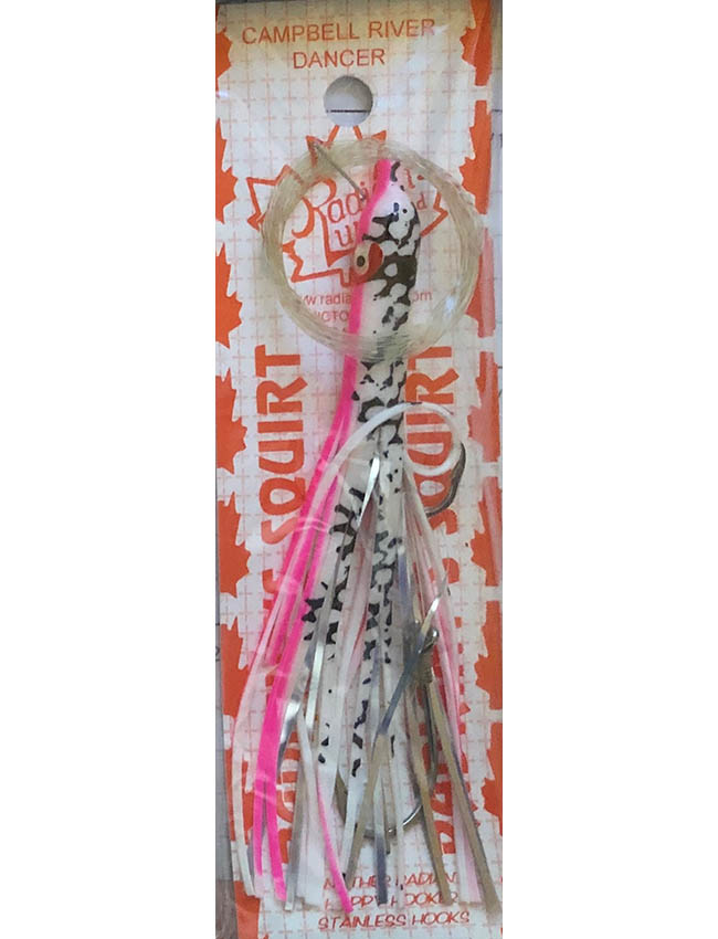 Radiant Hoochies Rigged Needlefish - Campbell River Dancer