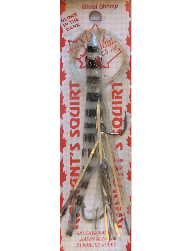 Radiant Hoochies Rigged Needlefish - Ghost Shrimp