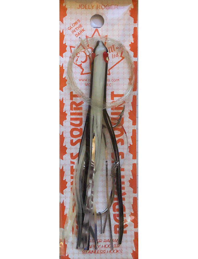 Radiant Hoochies Rigged Needlefish - Jolly Roger