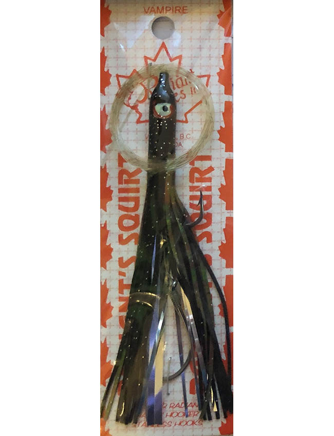 Radiant Hoochies Rigged Needlefish - Vampire
