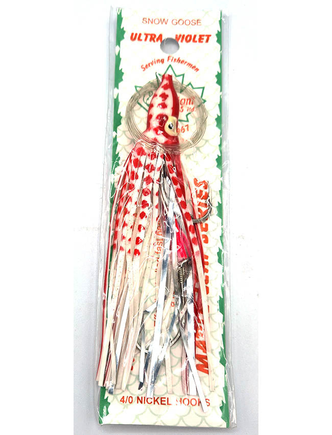 Radiant Hoochies Rigged Octopus - Snow Goose