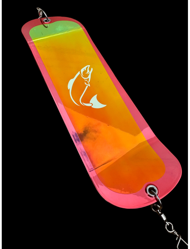 West Coast Fishing Tackle Electro Mirror Flasher - Red Velvet UVELMFL-RV