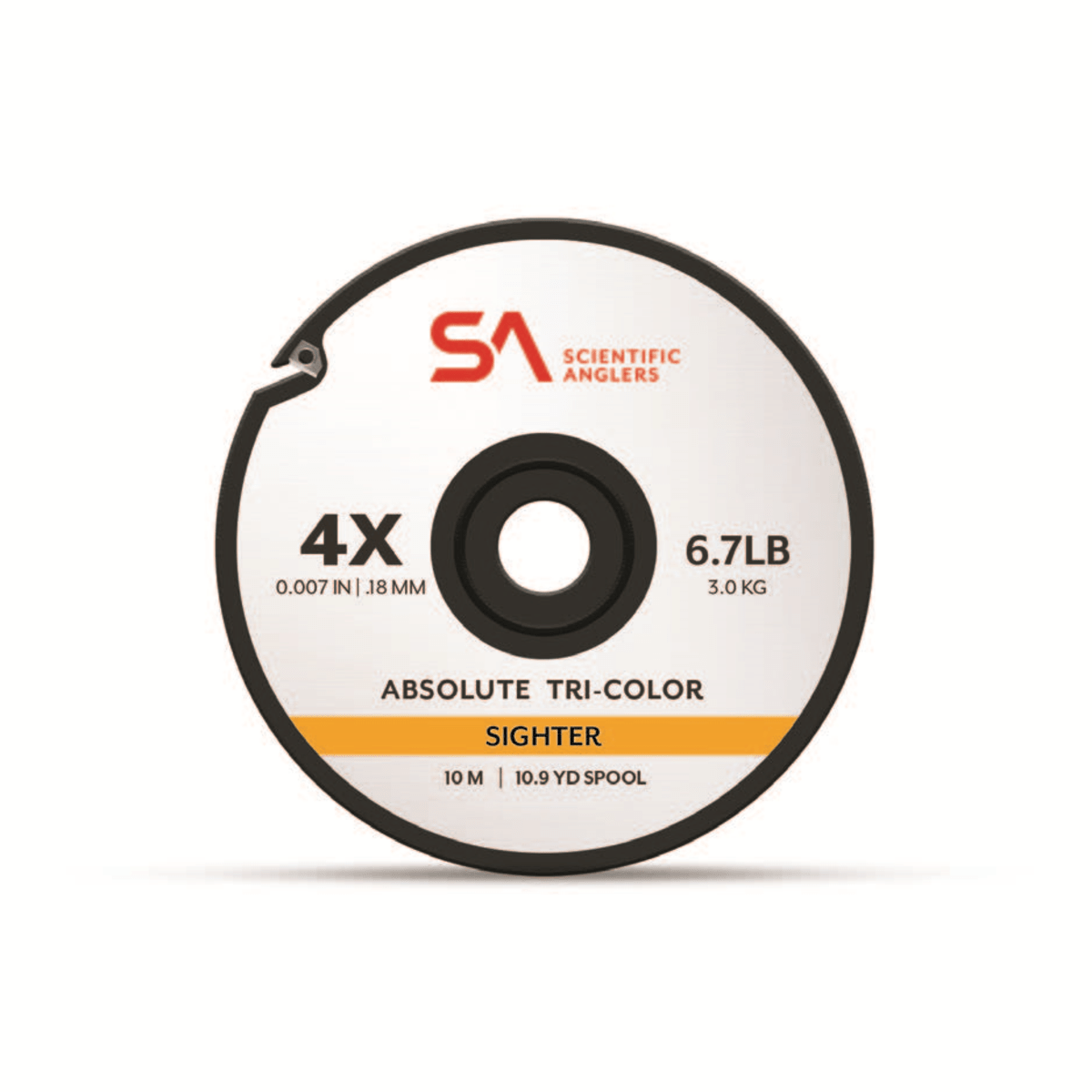 Scientific Anglers Absolute Tri-Color Sighter Tippet - White/Orange/Green